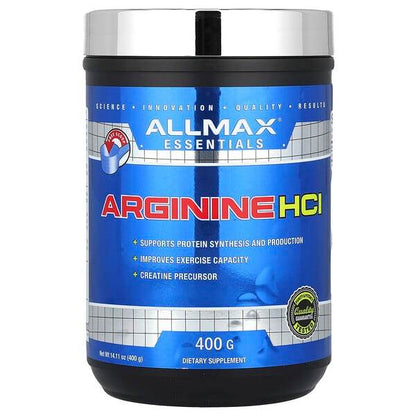 Спортивное питание ALLMAX Essentials, аргинин гидрохлорид, 400 г - Boxette Shop