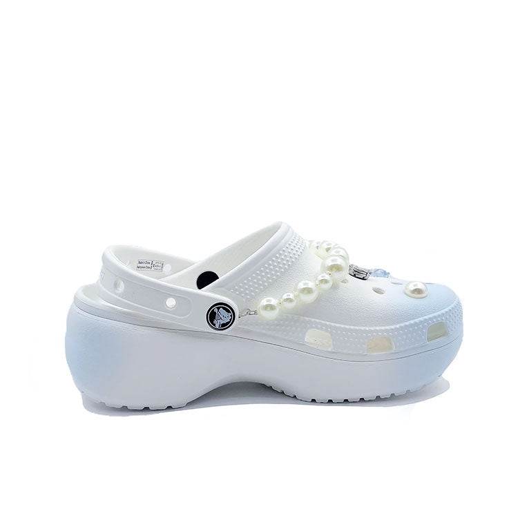 Шлепанцы женские Crocs Baya Platform Clog Butterfly Flower - Boxette Shop