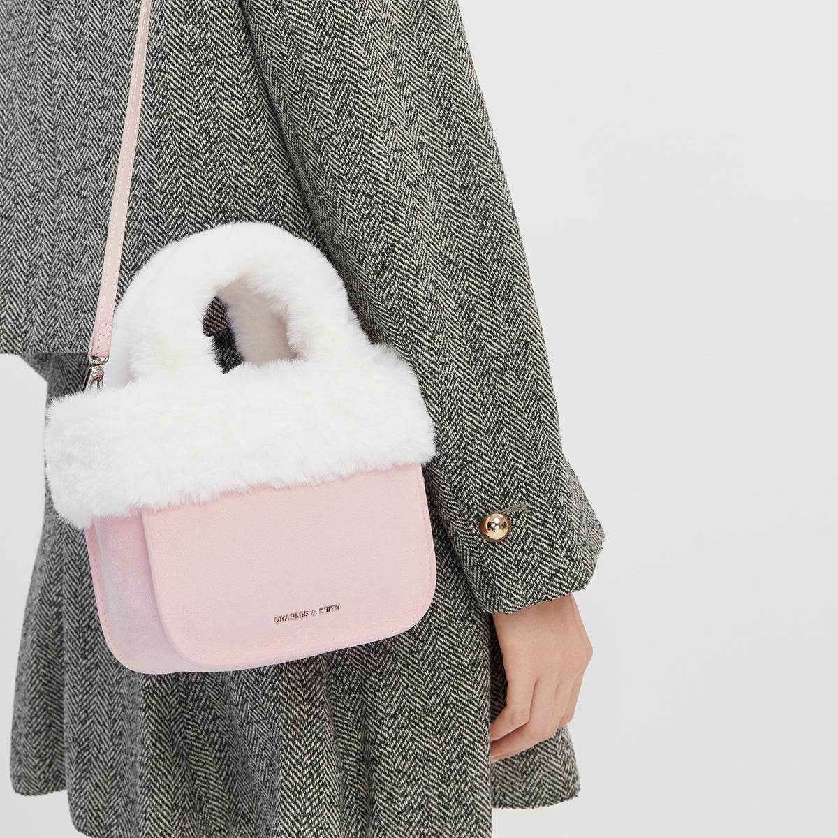 Сумка женская Charles&Keith Plush Collection Soft - Boxette Shop