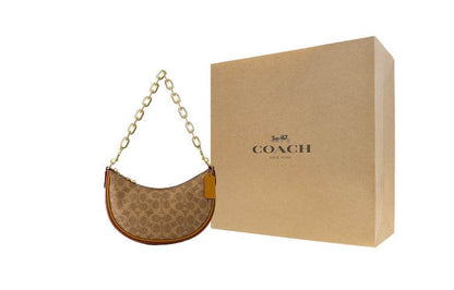 Сумка женская Coach Mira 24 Letter Print Coated Canvas - Boxette Shop