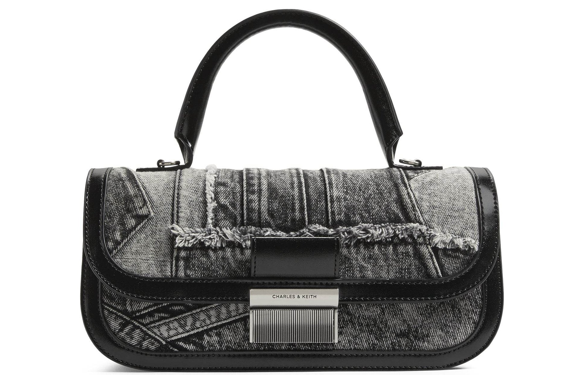 Сумка женская Charles&Keith Tannin Collection Patchwork Rectangular Flap - Boxette Shop