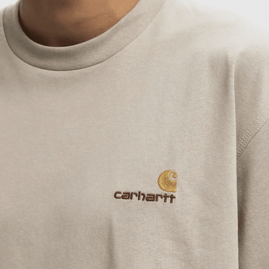 Футболка мужская Carhartt WIP solid colour letter - Boxette Shop