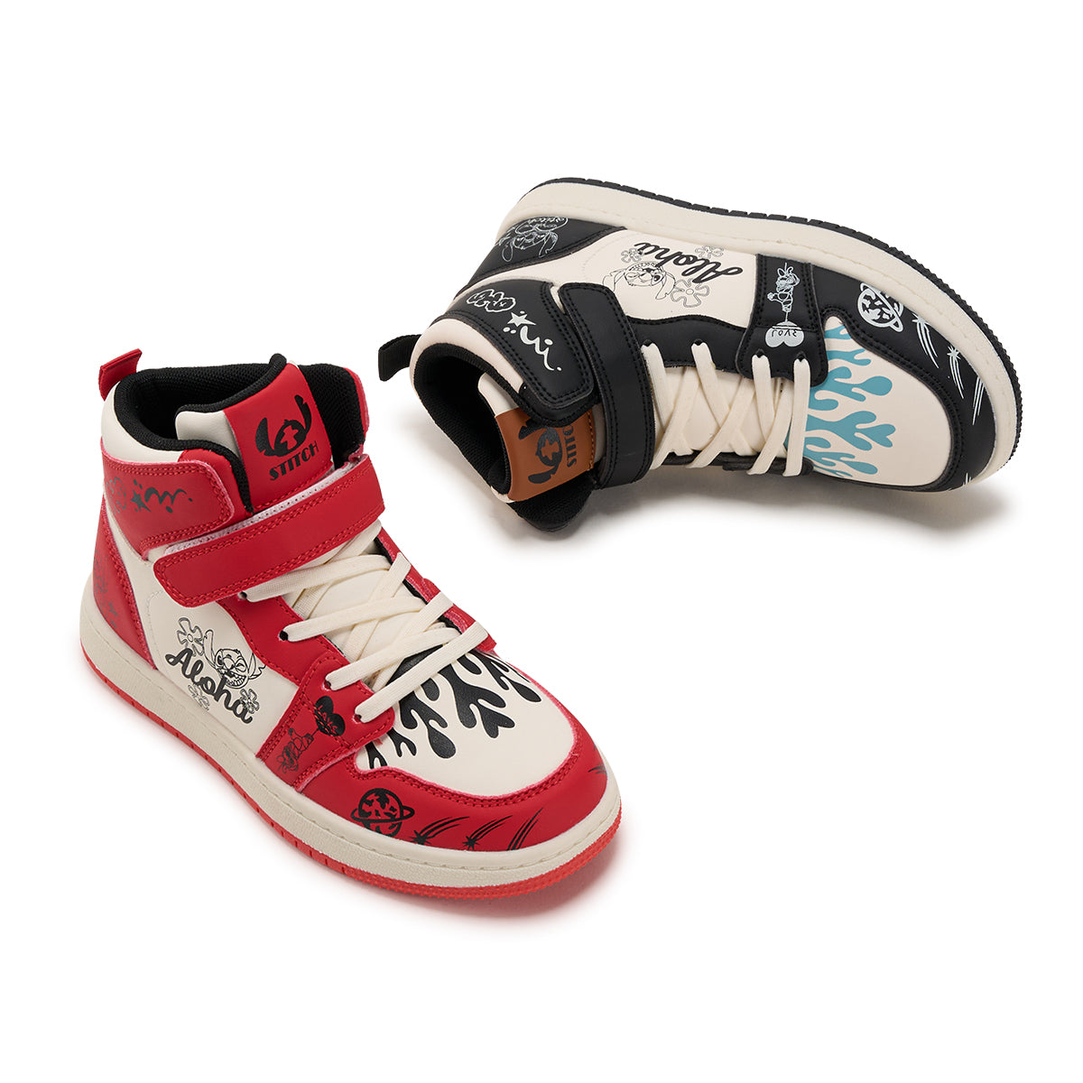 Disney Stitch Love High-Top bolalar krossovkalari