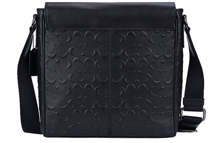 Сумка мужская Coach Houston 27 Embossed Leather Map S - Boxette Shop