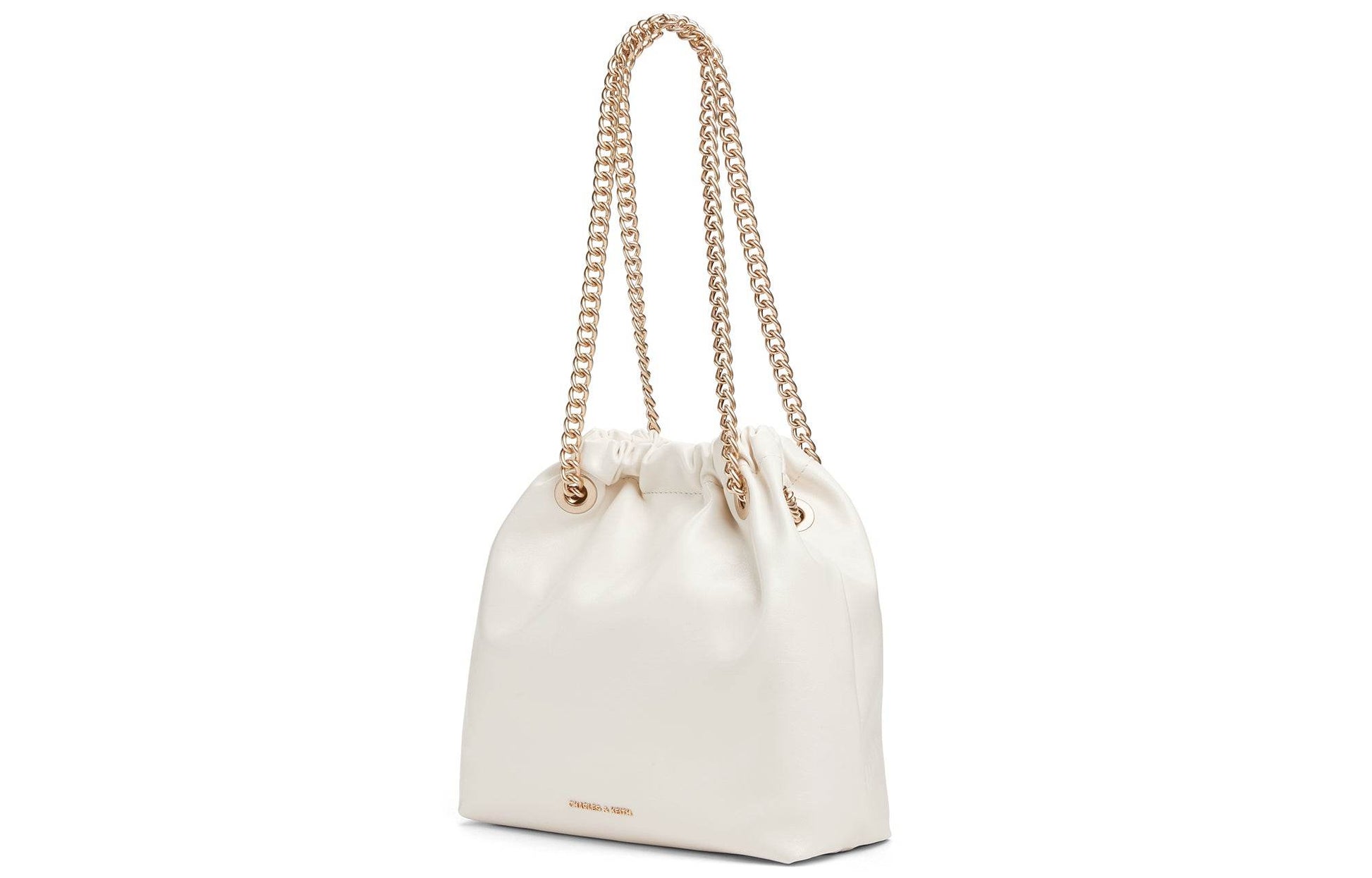 Сумка женская Charles&Keith Ck Drawstring Chain Mother Pu Bucket - Boxette Shop