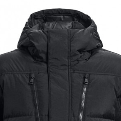 Under armour coldgear® infrared solid short waterproof warm sports hooded down jacket men's black