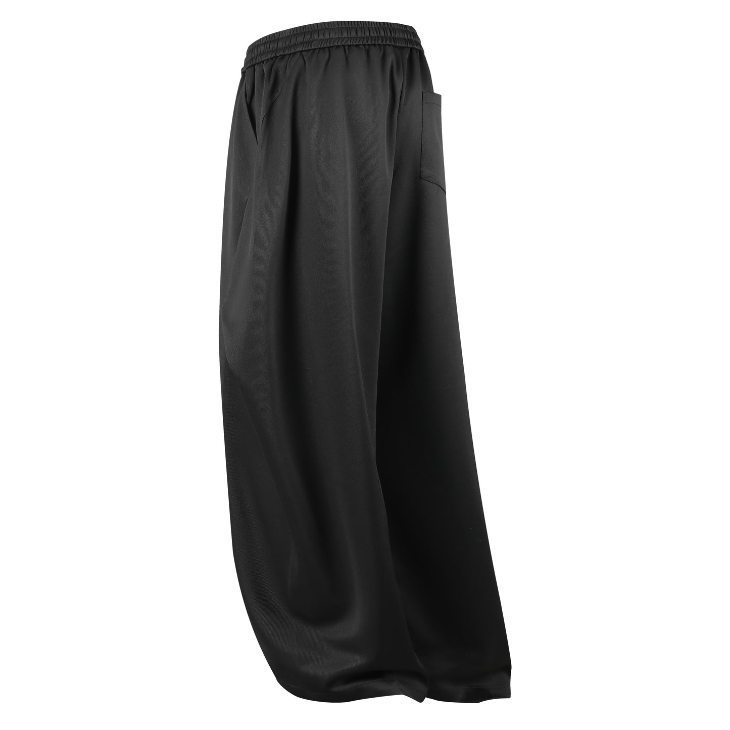 Paddy Julia sof rangdagi plili dekonstruksiyalangan birlashma keng oyoqli Amerika minimalist uslubidagi asosiy bo'lim bo'sh drape tasodifiy ko'p qirrali kundalik ishton erkaklar va ayollar bir xil uslubda