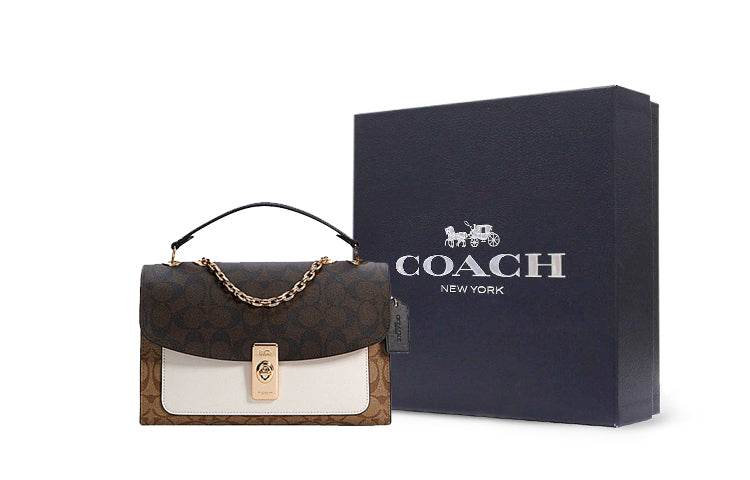 Сумка женская Coach Lane 26 Colour Block Chain Coated - Boxette Shop