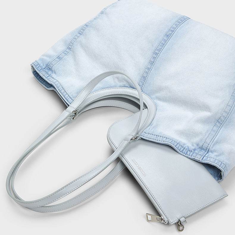 Сумка женская Charles&Keith Light Washed Denim - Boxette Shop