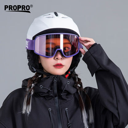 Горнолыжный шлем и очки Propro