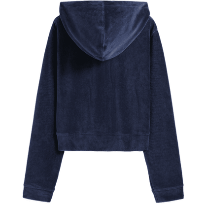 Женская простая толстовка с капюшоном и вышитым логотипом gap - Boxette Shop