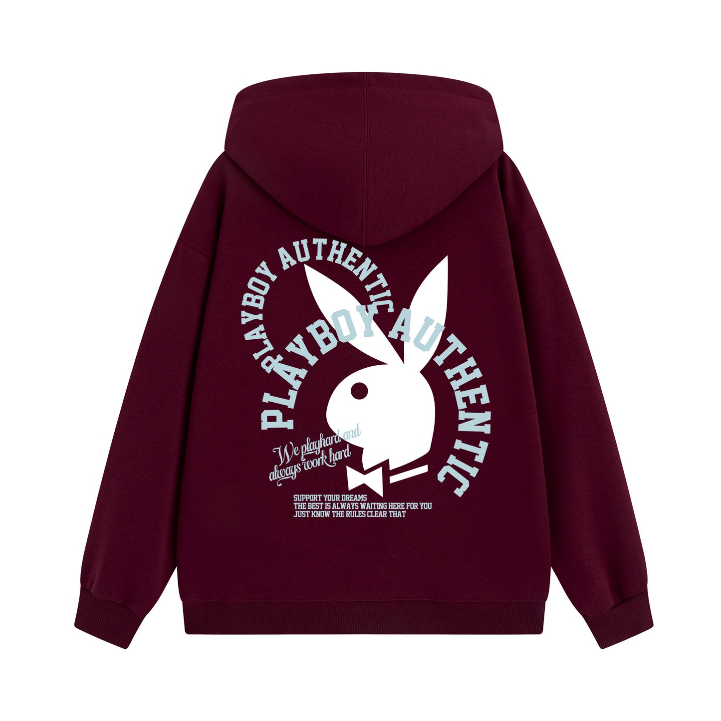 Erkaklar uchun Playboy kapshonli ko'ylagi