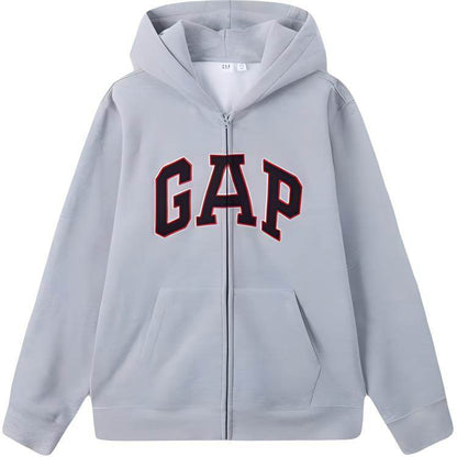 Gap разноцветные буквы логотип мягкий капюшон свободные случайные толстовка мужские и женские модели - Boxette Shop