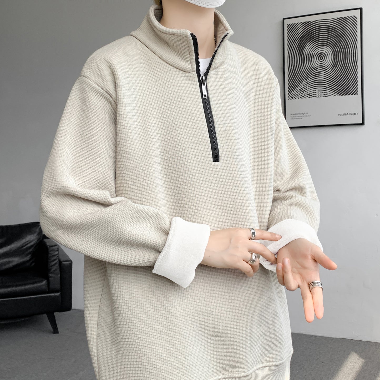 Свитшот мужской H.V.G.A Street Half-Zip