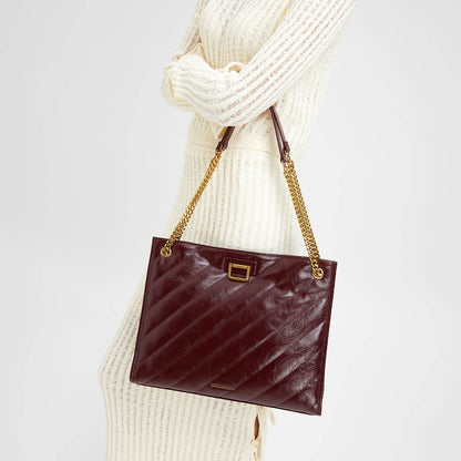 Сумка женская Charles&Keith Capacity Quilted Chain S - Boxette Shop