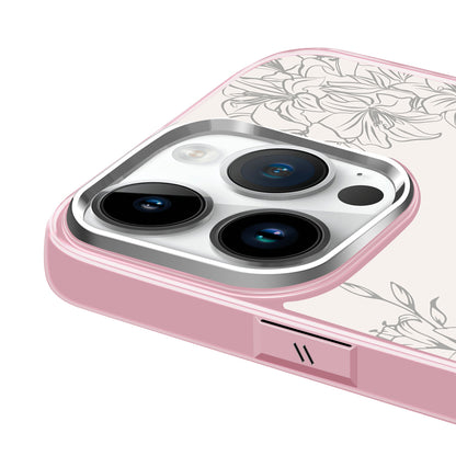 Disney abs+kompyuter materiali yuqori sifatli oddiy mickey bosma joy, metall bo'yoq oynasi qo'riqchisi olma / apple 16promax / plus / iphone15/14/13pro multfilm animatsiyasi uchun muzli shisha telefon qutisi