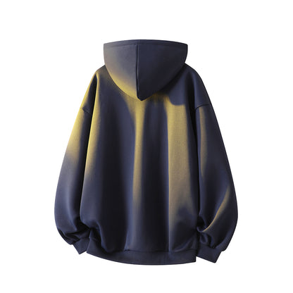 Pal ongaco pal ongaco Amerika retro soddaligi multfilm naqshli bosma harflar logotipi erkin universal trend ko'ylagi ko'ylagi qulay tasodifiy kaputli kardigan kozok erkaklar va ayollar bir xil paragraf bilan