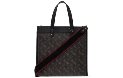 Сумка женская Coach Field 30 Horse-drawn Carriage Print - Boxette Shop