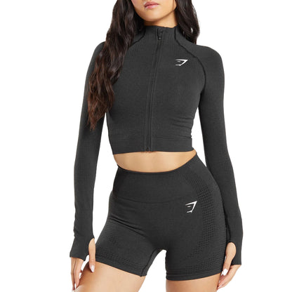 Лонгслив спортивный женский Gymshark Vital Seamless 2.0