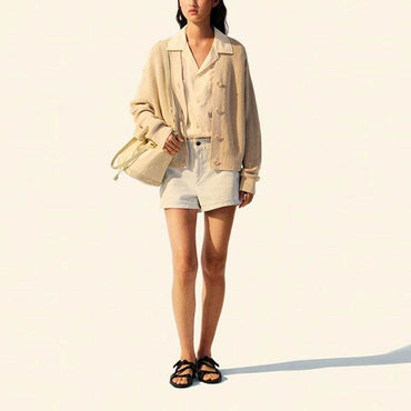 Шорты женские Uniqlo Ss23 U Series Modern Simple - Boxette Shop