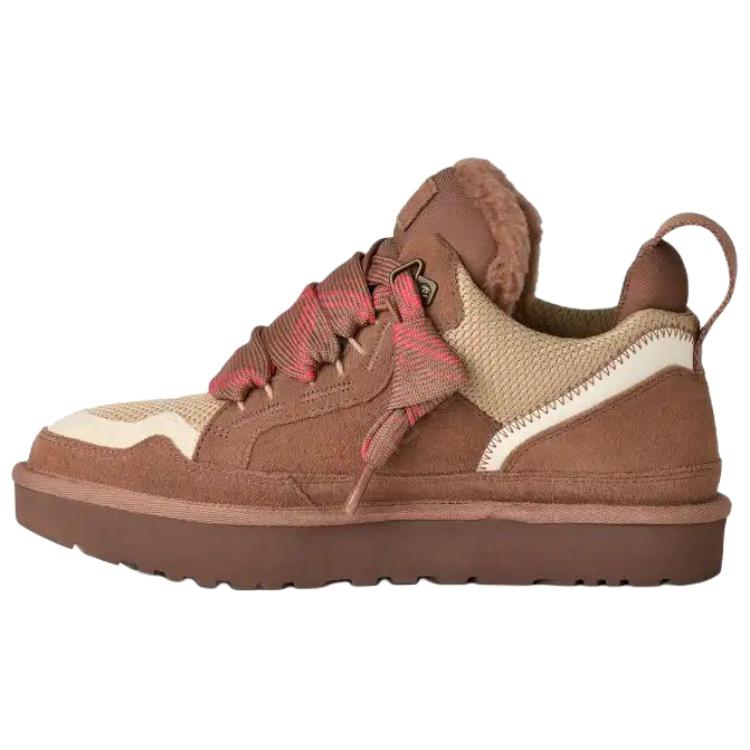 Ugg lowmel suede versatile comfort low top life casual shoes women's brown