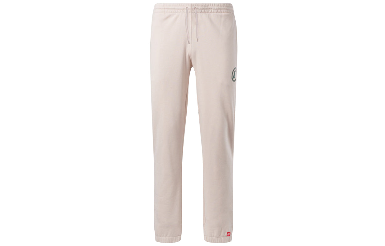 Reebok Solid Color logotipi tasodifiy trikotaj kozok erkaklar bej