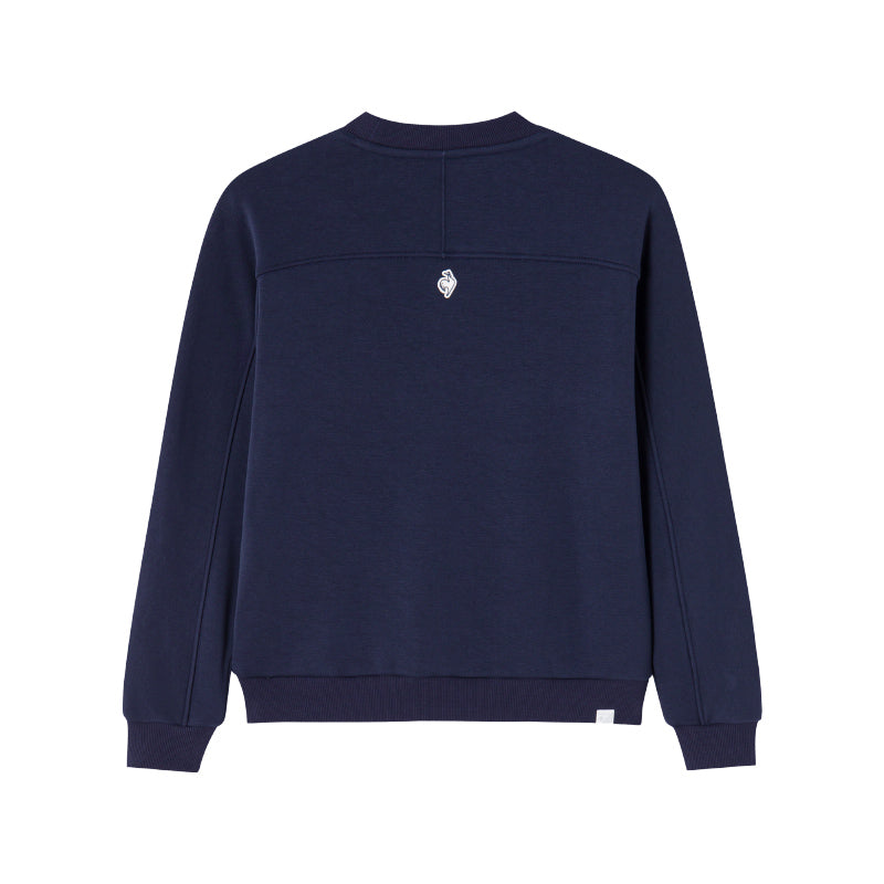 Le coq le coq sportif ayollar tennis kolleksiyasi vintage sport ekipaji bo'yinli kozok ayollar