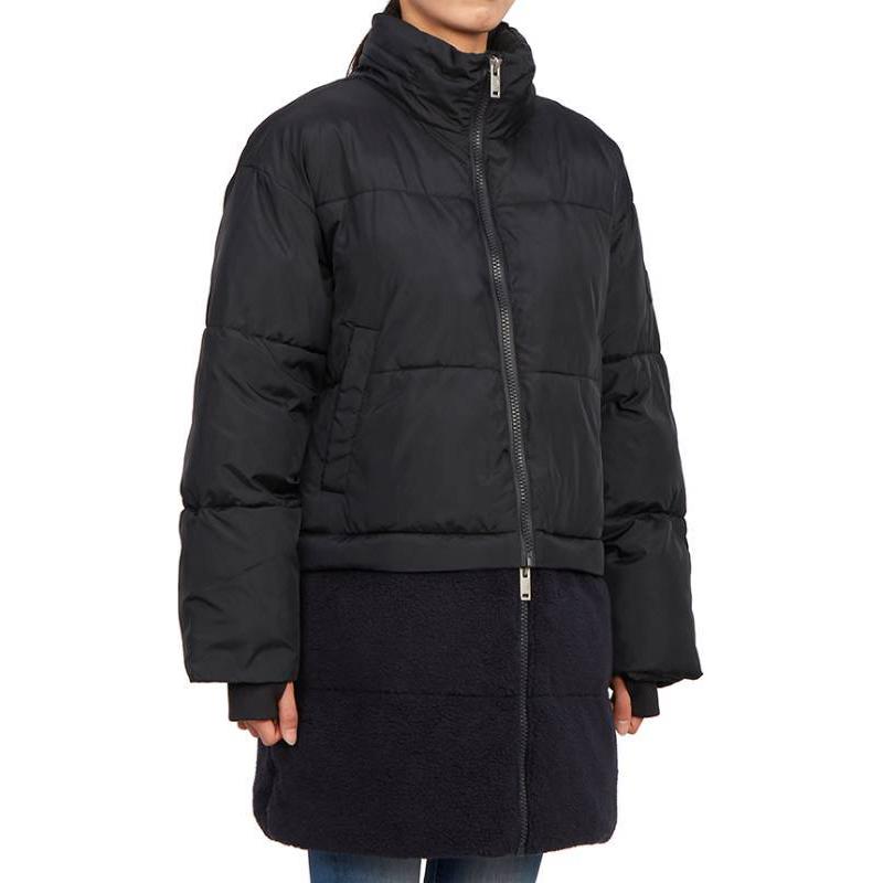 Ugg однотонная куртка на молнии женская черная