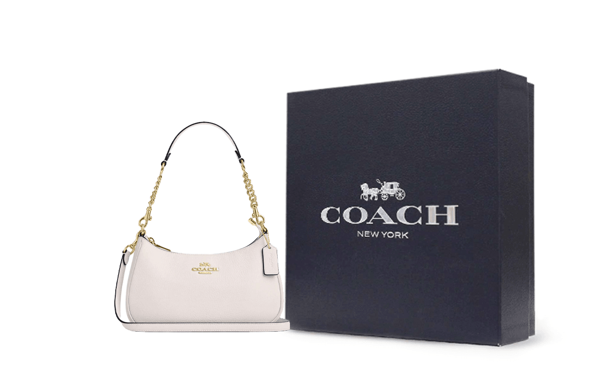 Сумка женская Coach Teri 25 Metal Logo Zip Closure - Boxette Shop