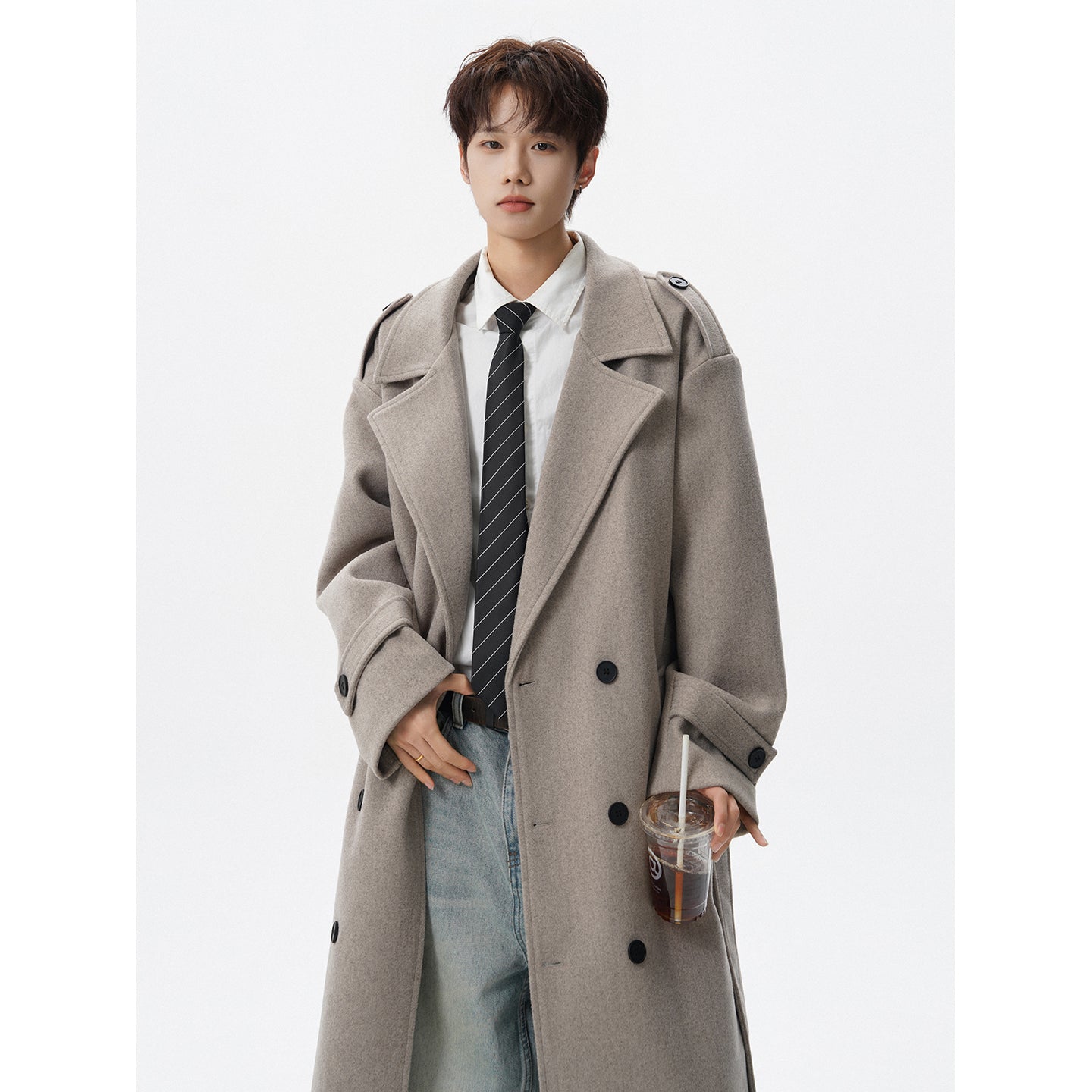 Пальто мужское PAEFA Mid-Length