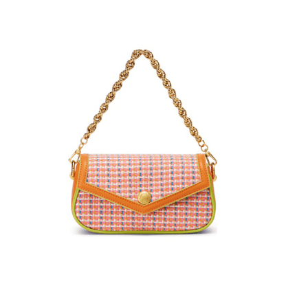 Сумка женская Charles&Keith Retro Color Blocking Chain Flap - Boxette Shop