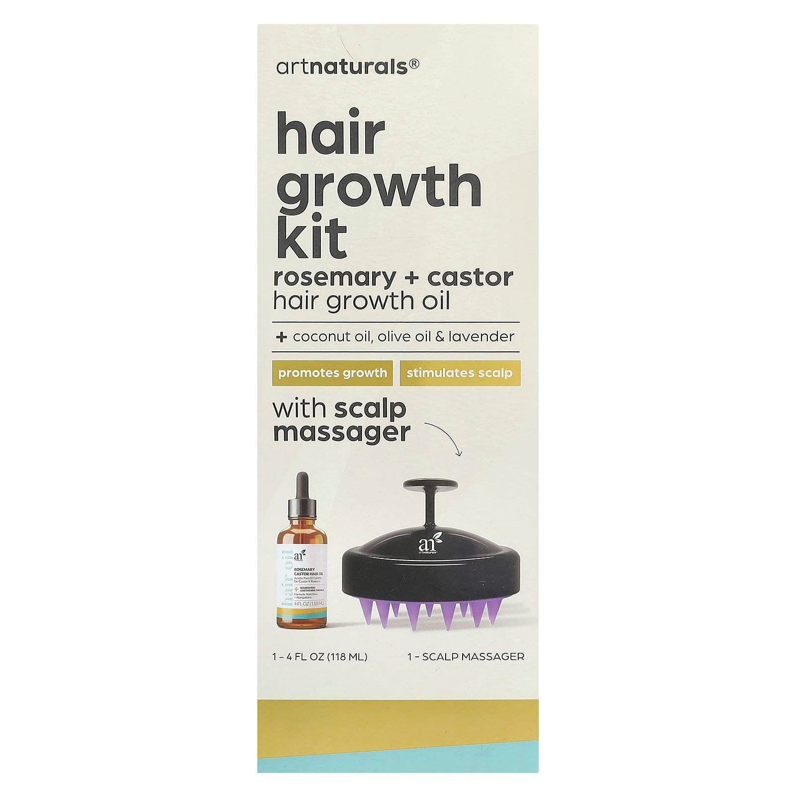 Сыворотка для волос artnaturals, розмарин + касторовое масло - Boxette Shop