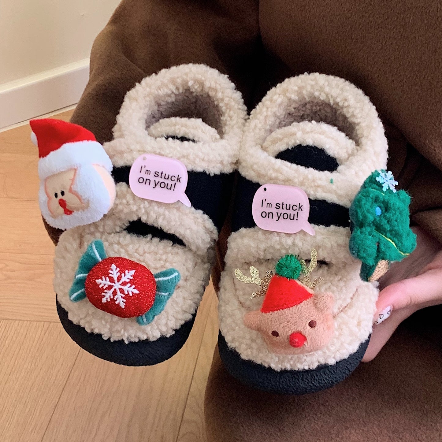 Тапочки детские Fuxi Santa Claus