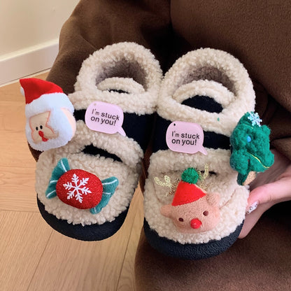 Тапочки детские Fuxi Santa Claus