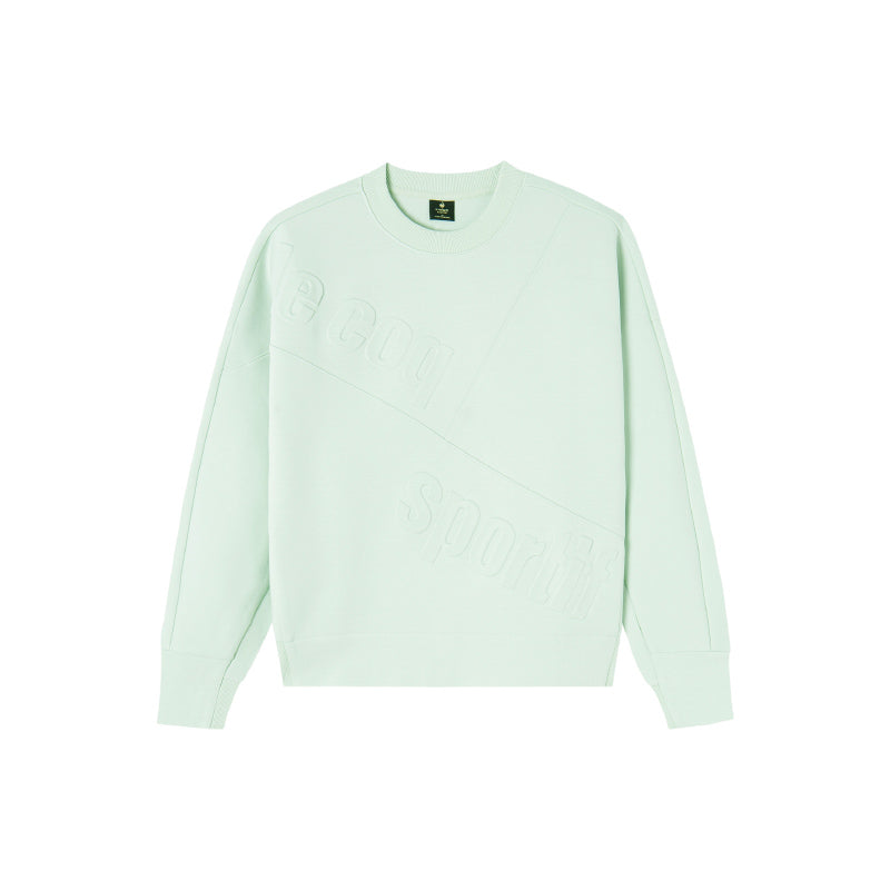 Le coq le coq sportif gold label seriyali brend logotipi naqsh dizayni qulay issiq kiyim dumaloq bo'yinli sport pullover sviteri ayollar modellari