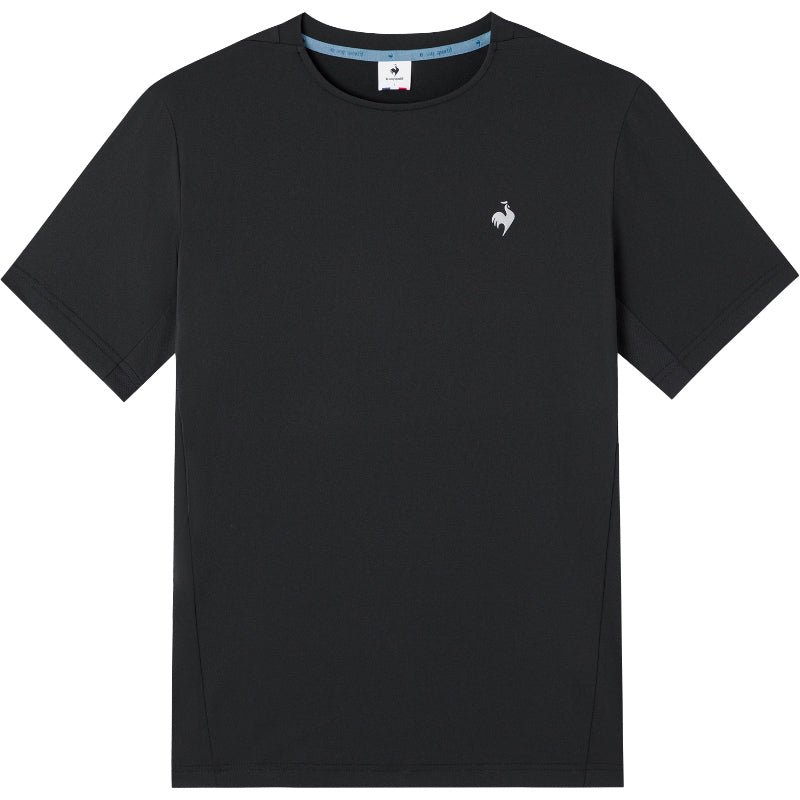 Le coq sportif frantsuz xo'roz mashqi qulay dumaloq bo'yinli sport nafas oladigan qisqa yengli futbolka erkaklar