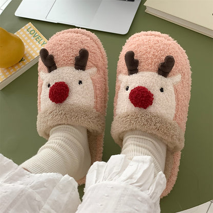 Тапочки Рождественские плюшевые