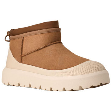 Ugg cl ultra mini weather замшевые теплые универсальные короткие снежные ботинки с круглым носком мужские