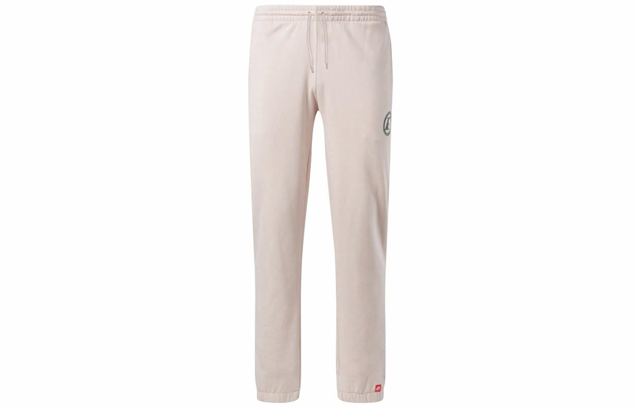 Reebok Solid Color logotipi tasodifiy trikotaj kozok erkaklar bej