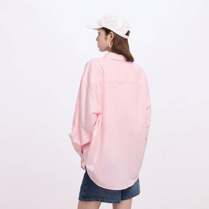 Рубашка Gap Long Sleeve Logo Stripe Shirt - Boxette Shop