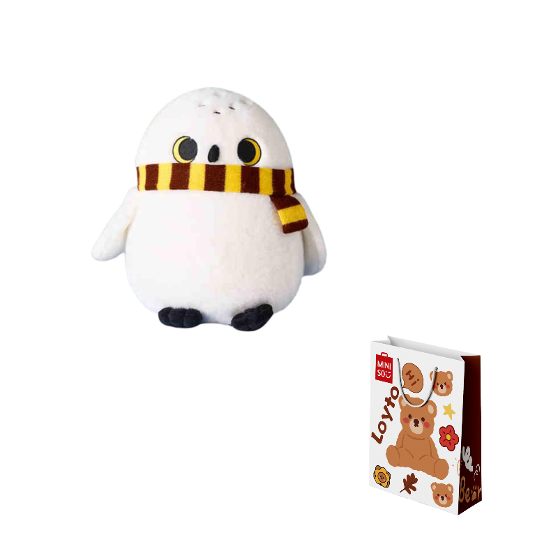 Miniso x harry potter гарри поттер шарф хедвиг милая кукла плюшевая 25 см/35 см/45 см в высоту