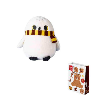 Miniso x harry potter гарри поттер шарф хедвиг милая кукла плюшевая 25 см/35 см/45 см в высоту