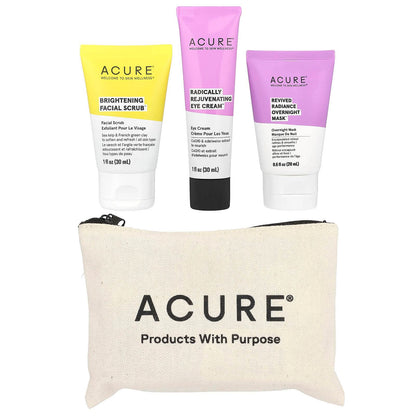 Крем для ухода за кожей ACURE, 3 шт + косметичка - Boxette Shop