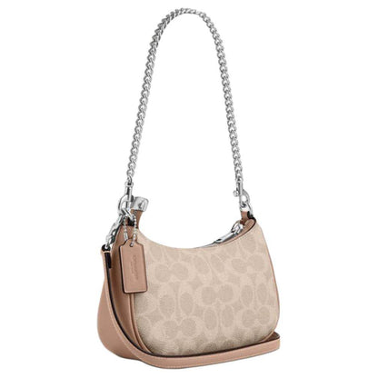 Сумка женская Coach Teri 19 Branded Logo Zip Closure - Boxette Shop