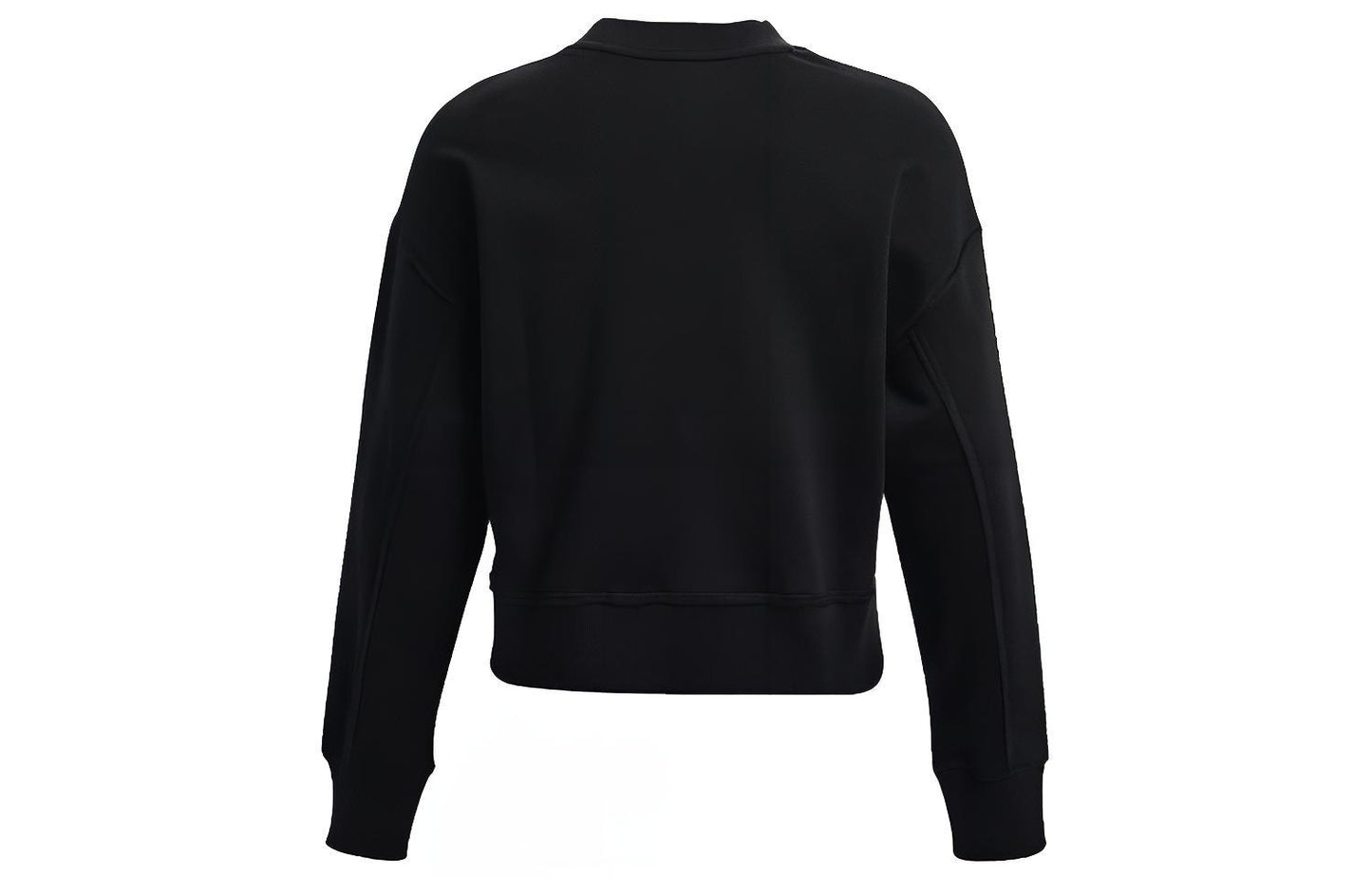 Under armour andromeda prjct rock fleece cre solid athletic casual crew neck sweatshirt women's black
