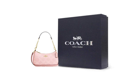 Сумка женская Coach Teri 25 Logo Print Faux Leather - Boxette Shop
