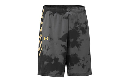 Under armour under armour логотип бренда напечатаны средней талии дышащий бег фитнес тренировки короткие баскетбольные штаны спортивные шорты унисекс черный