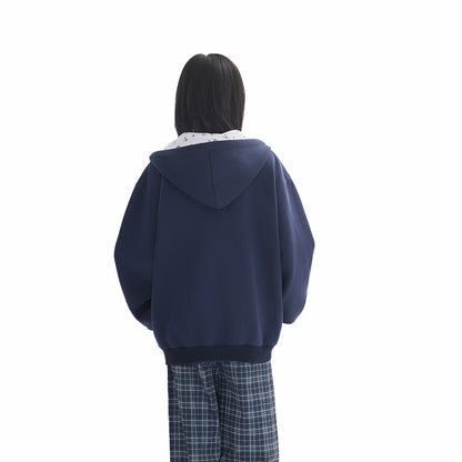 Pal ongaco pal ongaco Amerika retro soddaligi multfilm naqshli bosma harflar logotipi erkin universal trend ko'ylagi ko'ylagi qulay tasodifiy kaputli kardigan kozok erkaklar va ayollar bir xil paragraf bilan