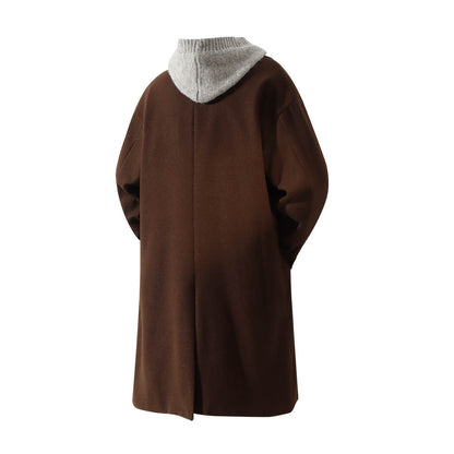 Livingtown Korean laguid retro high street style bir tekis rangli tasodifiy ko'p qirrali asosiy tomchi yelka uzun qismida mirador bo'sh qulay temperament eski pul shamol katta cho'ntaklar issiq palto Britaniya keksa his trench palto