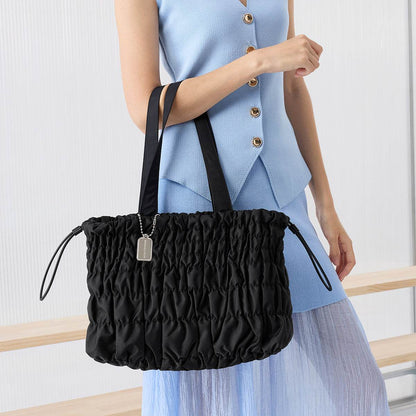 Сумка женская Charles&Keith Drawstring Capacity Pleated Soft - Boxette Shop